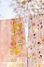 Riso Floral Linen Tablecloth – Natural Linen Vibrant Botanical Dining Table Cover - Image 6