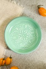 Colorful Enamelware Jam Cups – Set of 6 Hand-Crafted Mini Metal Serving Saucers - Image 2