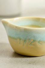 Blue Glazed Stoneware Measuring Cups – Set of 3 Hand-Crafted Ceramic Kitchen Essentials - Image 3