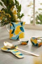 Citrus Grove Stoneware Measuring Cups – Set of 4 Hand-Painted Floral Ceramic Kitchen Essentials - Image 3