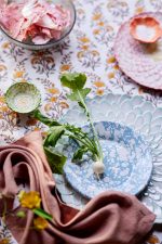 Painted Flower Pinch Bowls – Set of 3 Hand-Painted Floral Stoneware Mini Dipping Bowls - Image 4