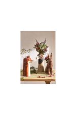Hand-Painted Fox Ceramic Vase – 9-Inch Hand-Crafted Woodland Animal Floral Vessel - Image 2