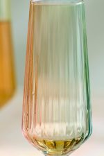 Ombre Champagne Flutes – Set of 2 Hand-Crafted 9 oz Gradient Glassware - Image 2