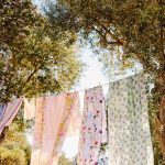 Riso Floral Linen Tablecloth – Natural Linen Vibrant Botanical Dining Table Cover