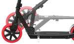 Razor Carbon Lux Kick Scooter - Red/Black, Spoked Large Wheels, Folding Scooter for Up to 220 lbs - Image 6