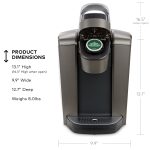 Keurig K-Elite Single-Serve K-Cup Pod Coffee Maker, Brushed Slate - Image 7