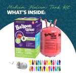 Balloon Time Medium Helium Tank Kit, Portable Helium Tank, Fills 30 9" Balloons - Image 3