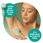 Schick Intuition 4-Blade Sensitive Care Women's Razor Cartridge Refills, 3 Ct, Lather & Shave in One Step, With Aloe & Vitamin E - Image 2