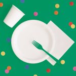 Way To Celebrate Rectangular Plastic Table Cover, Green, 54 in x 108 in, 1 Count - Image 2