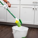 Libman Nitty Gritty Sponge Mop with Scrub Brush and Steel Handle - Image 2