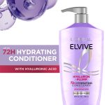 L'Oreal Paris Elvive Hyaluron Plump Hydrating Hair Conditioner, Squeeze Bottle, 26.5 fl oz - Image 2