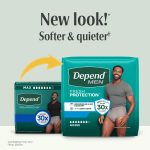 Depend Fresh Protection Incontinence Underwear for Men, Adult Diapers, XL (36 Count) - Image 2