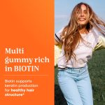 One A Day Womens Multivitamin Gummy with 1000mcg Biotin, for Hair, Skin & Nails, 170 Count - Image 5