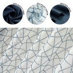 Mainstays Curtain and Sheers Set, 4 Panels, Blue Moon, 27.5 in W x 84 in L - Image 7
