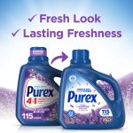 Purex Fresh Lavender Fields Liquid Detergent, 150 fl oz, 115 loads - Image 3