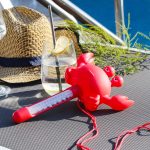 Mainstays Floating Red Crab Pool Thermometer with Easy Read Display for Pools and Spas, 9.7 Inch - Image 6