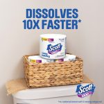 Scott 1000 1-Ply Toilet Paper, 4 Rolls, 1,000 Sheets per Roll - Image 5