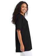 Hanes Beefy-T Men's Heavyweight Cotton T-Shirt (Big & Tall Sizes) Black 3XLT - Image 2