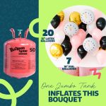 Balloon Time Jumbo Helium Tank Kit, Portable Helium Tank, Fills 50 9" Balloons - Image 4