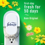 Febreze Plug In Air Freshener, Odor-Fighting Scented Oil Refill, Gain Scent, 2 Refills - Image 3