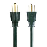 Hyper Tough 50 Ft 16AWG 3-Prong Green Single Outlet Outdoor Extension Cord, 13 Amps - Image 5