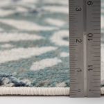 Mainstays Teal Medallion 3 Piece Indoor Area Rug Set - Image 4