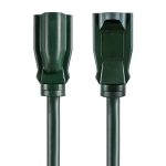 Hyper Tough 50 Ft 16AWG 3-Prong Green Single Outlet Outdoor Extension Cord, 13 Amps - Image 4