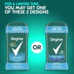 Degree Men Original Antiperspirant Deodorant for Men Cool Rush Twin Pack, 2.7oz - Image 3