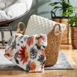 Better Homes & Gardens Extra Large Natural Water Hyacinth Boat Decorative Storage Basket - Image 4