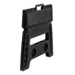 Mainstays One Step Folding Step Stool, Black Plastic - Image 5