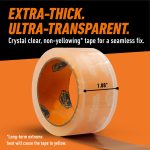 Gorilla Crystal Clear Tape, 1.88” x 18 yd - Weather Resistant for Indoor or Outdoor Projects and Repairs - Image 6