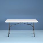 Cosco 6 Foot Premium Folding Table, White Speckle - Image 3