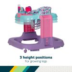 Safety 1st Ready, Set, Walk! DX Developmental Baby Walker with Wheels, Lavender Buzz - Image 4