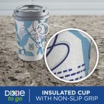 Dixie To Go Disposable 12 Ounce Paper Cups, Multi-Color, 60 Count - Image 5
