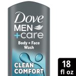 Dove Men+Care Body and Face Wash Body Wash for Men Hydrating Clean Comfort with 24-Hour Nourishing Micromoisture Technology, 18 fl oz - Image 2