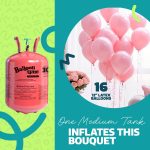 Balloon Time Medium Helium Tank Kit, Portable Helium Tank, Fills 30 9" Balloons - Image 4
