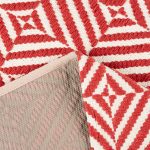 Mainstays Montana Woven Fabric Doormat, 18 in x 27 in, Red - Image 5