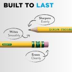 Ticonderoga Wood Pencils, Unsharpened, #2 HB .3 mm Lead, Yellow, 24 Count - Image 3