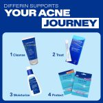 Differin Acne Treatment Gel with 0.1% Adapalene, Prescription-Strength Retinoid Clears & Prevents Acne, Fragrance-Free, 1.6 oz (45g) Pump ​ - Image 7