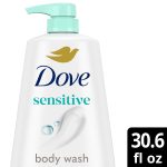 Dove Body Wash With Pump For 24hr Lotion-Soft Skin Sensitive Skin Moisturizing Skin Cleanser Gentle Hypoallergenic Formula With No Sulfates No Parabens ,30.6 fl oz - Image 2