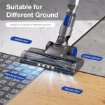 MOOSOO Cordless Stick Vacuum Cleaner, 6-in-1 Lightweight Upright for Carpet Hard Floor Pet Hair, XL-618A Upgraded - Image 5