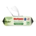 Huggies Wipes with Aloe & Vitamin E, Unscented, 1 Flip-Top Pack, (56 Wipes) - Image 6