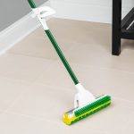 Libman Nitty Gritty Sponge Mop with Scrub Brush and Steel Handle - Image 4