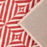 Mainstays Montana Woven Fabric Doormat, 18 in x 27 in, Red - Image 3