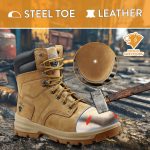 Herman Survivors Men's Grizzly 8" Steel Toe Work Boots - Image 2