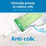 Dr. Brown’s Natural Flow Anti-Colic Options+ Narrow Baby Bottle, Pink, 4oz, Slow Flow, 0m+, 3 Pack - Image 3