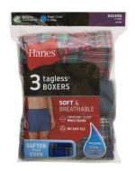 Hanes Men's Woven Boxers, 3 Pack - Image 2