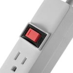 Hyper Tough 6-Outlet Indoor Power Strip with 8 ft Extension Cord, ETL Certified, White - Image 7