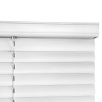 Mainstays Cordless Room Darkening Vinyl Mini Blinds, White, 27 in W x 48 in L, 1 in Slats - Image 6