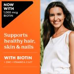 One A Day Womens Multivitamin Gummy with 1000mcg Biotin, for Hair, Skin & Nails, 170 Count - Image 3